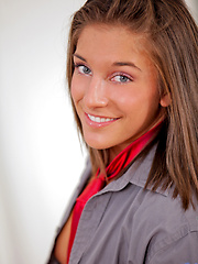 Hot teen model Mischa Brooks touching her sweet shaved hole