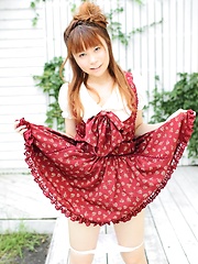 Cute japan girl Junko Kunieda stripping