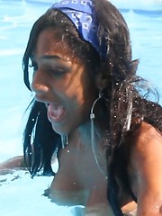 Black Latina teen with killer body gets nasty with cock