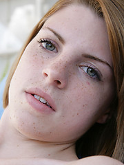 Redhead cutie Aubrey Belle solo