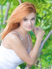 Very sexy redhead girl Viola