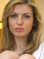 Nude russian babe at home