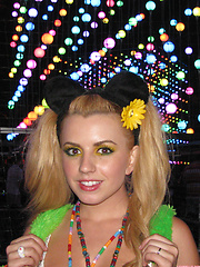 Lexi Belle collected these photos while partying in costume