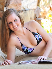 Brina showing off her bikini
