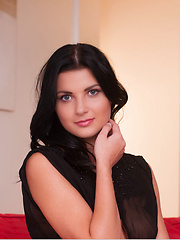 Branna a looks chic and sexy in sheer black dress