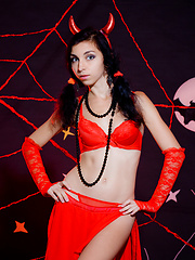 Lovely teen devil