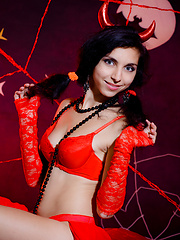 Lovely teen devil