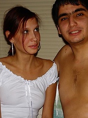 Skinny babe and her talented dude try out different games